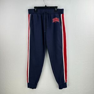 PINK Victoria's Secret Jogger Pants Womens Medium Blue Red University of Arizona